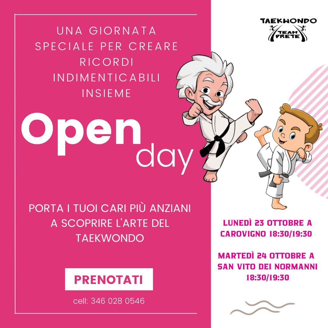 Un open day per scoprire le tecniche di difesa personale